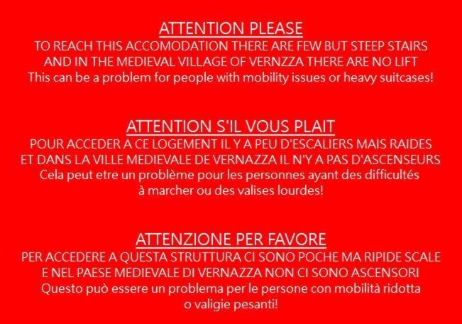 Santa Marta Rooms - Vernazza Buitenkant foto
